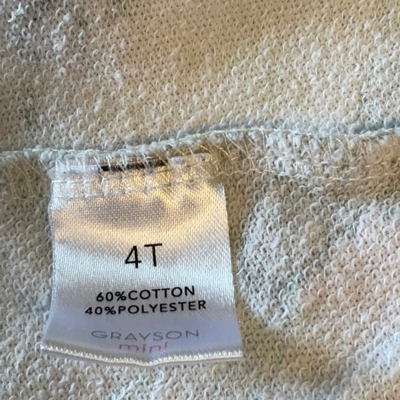 Blue and Pink Distressed Denim Shorts - Picture 5 of 6